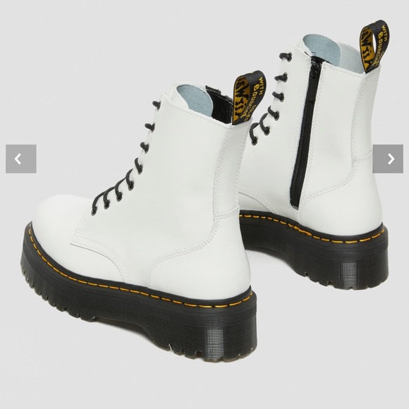 JADON SMOOTH LEATHER PLATFORM BOOTS - Picture 6 of 9